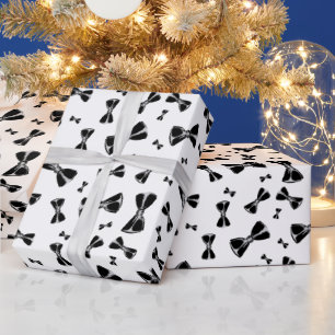 Papel De Regalo Fiesta de soltero de Black Bowtie