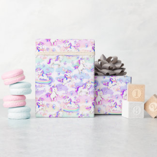 Papel De Regalo Fiesta de Unicorn