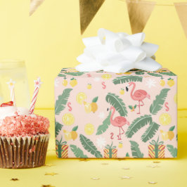 Papel De Regalo Fiesta de verano Flamingo & Gifts