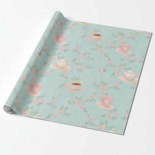 Papel De Regalo Fiesta del Té Shabby Chic
