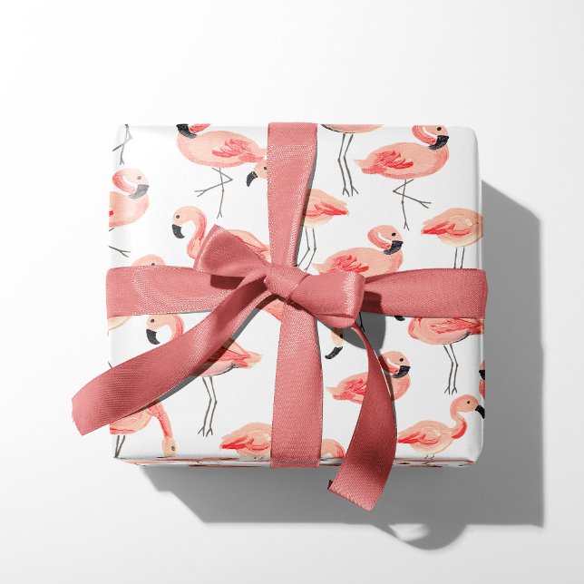Papel De Regalo Fiesta Flamingo (Subido por el creador)
