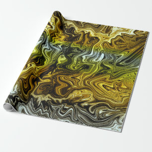 Papel De Regalo Fiesta Guay Gold Silver en blanco cromado