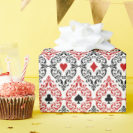 Papel De Regalo fiesta lindo de Casino o de póquer