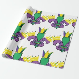 Papel De Regalo Fiesta Mardi Gras