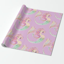 Papel De Regalo Fiesta Mermaid BABY SHOWER