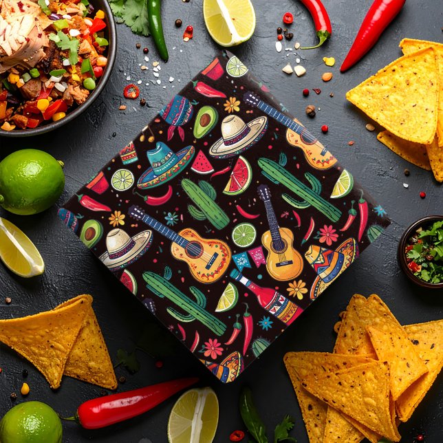 Papel De Regalo Fiesta mexicana cualquier motivo de ocasión Patrón (Subido por el creador)