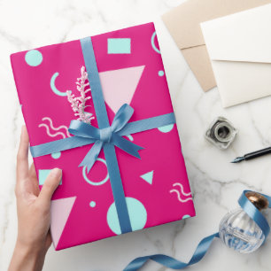 Papel De Regalo Fiesta moderna decorativa de monograma amor Bachel