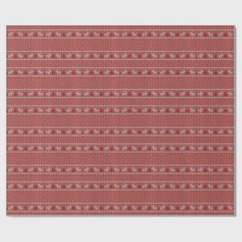 Papel De Regalo Fiesta Navideña Roja