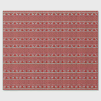 Papel De Regalo Fiesta Navideña Roja