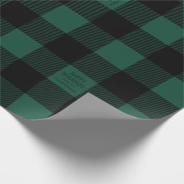 Papel De Regalo Fiesta personalizada de verificación de búfalo ver