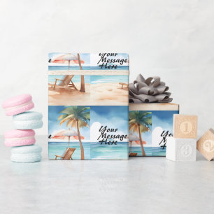 Papel De Regalo Fiesta Tropical Beach