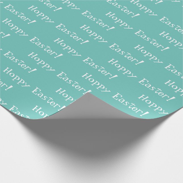 Papel De Regalo Fiesta verde de la Pascua (Esquina)