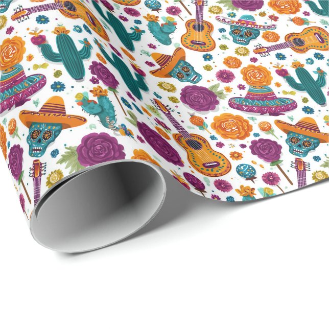 Papel De Regalo Fiesta Wrale Royale (Esquina del rollo)