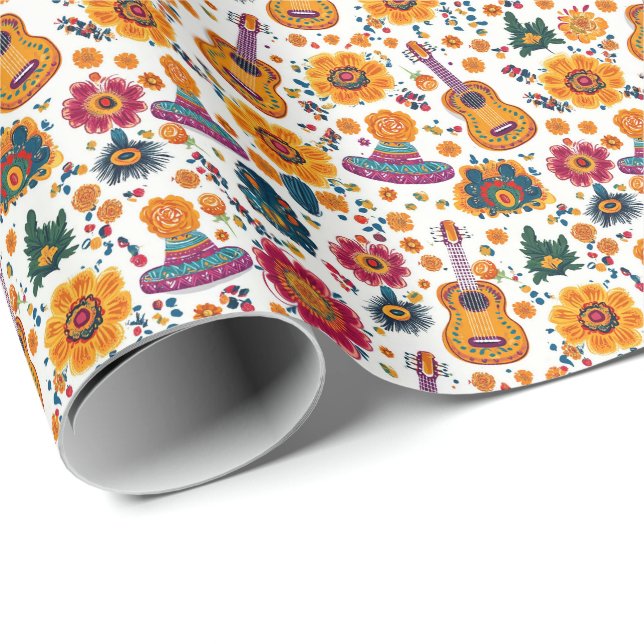 Papel De Regalo Fiesta Wrap Royale (Esquina del rollo)