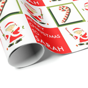 Papel De Regalo Fiestas de hockey sobre hierba personalizadas