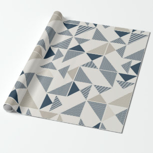 papel de regalo figuras geométricas triangulares