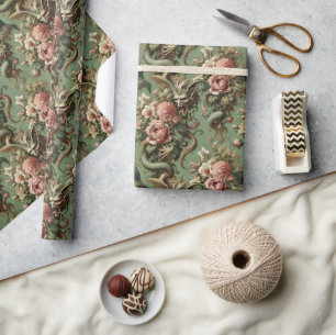 Papel De Regalo Finería de Drac - Mítico Dragón Gótico Bandana