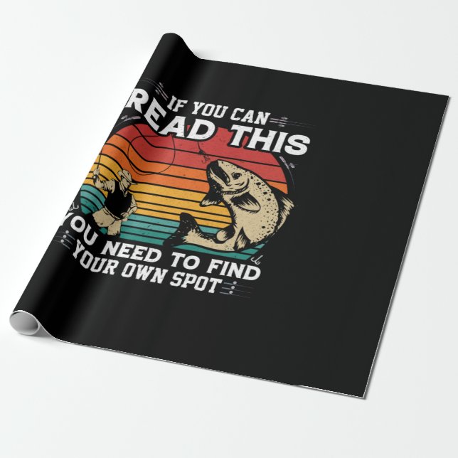 Papel De Regalo Fisher If You Can Read This (Desenrollado)