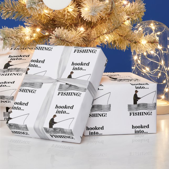 Papel De Regalo Fishing Fisherman Birthday (Vacaciones)