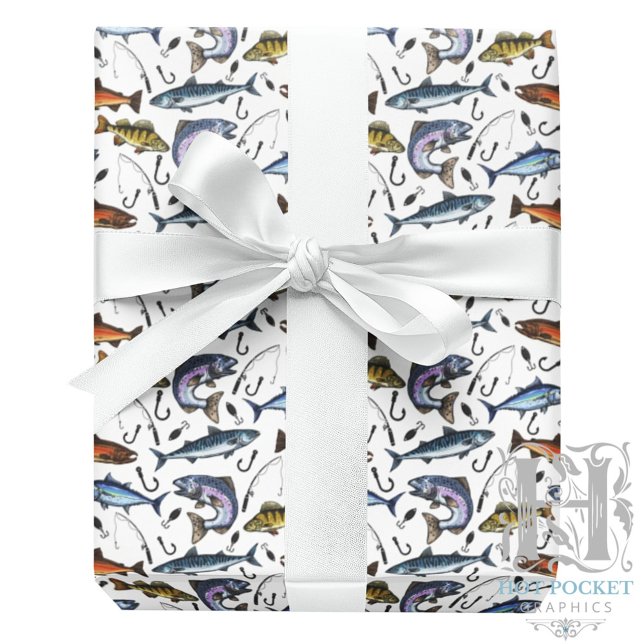 Papel De Regalo Fishing Wrapping Paper (Subido por el creador)