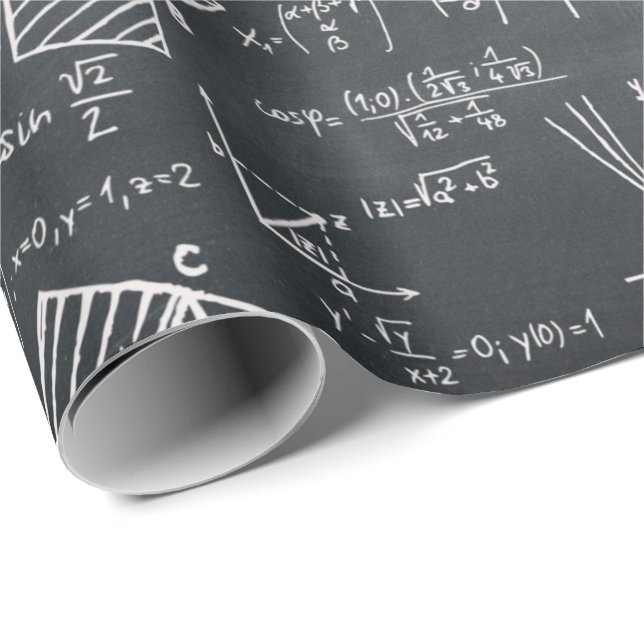 Papel De Regalo Física de matemáticas en regalo geológico de pizar (Esquina del rollo)