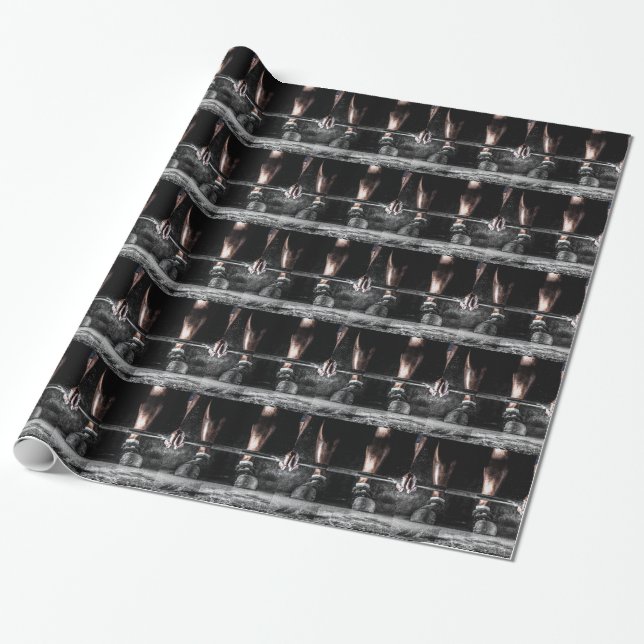 Papel De Regalo Fitness Weightrising Gym (Desenrollado)