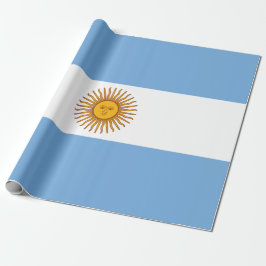 Papel De Regalo Flag of Argentina