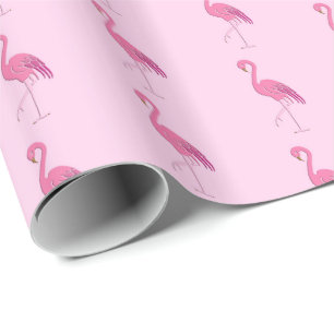 Papel De Regalo Flamenco rosado bonito
