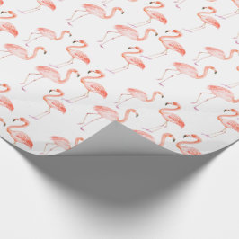 Papel De Regalo Flamencos rosados