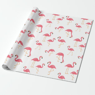 Papel De Regalo Flamingo