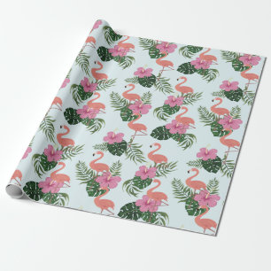 Papel De Regalo Flamingo