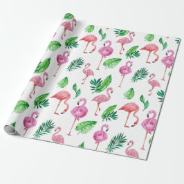 Papel De Regalo Flamingo
