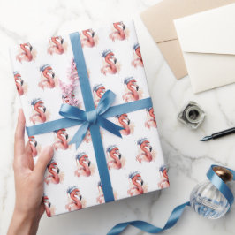 Papel De Regalo Flamingo