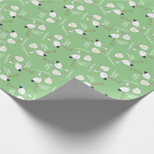 Papel De Regalo Flamingo Baby Shower Cute Tropical