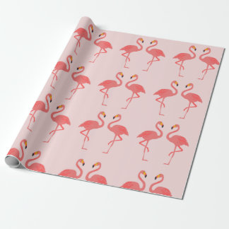 Papel De Regalo Flamingo Love