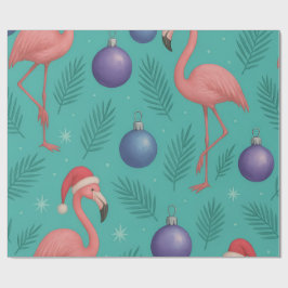 Papel De Regalo Flamingo Ornament Holiday