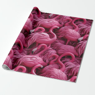 Papel De Regalo Flamingos
