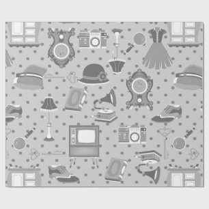 Papel De Regalo flapper nostalgia antigua decoración de época