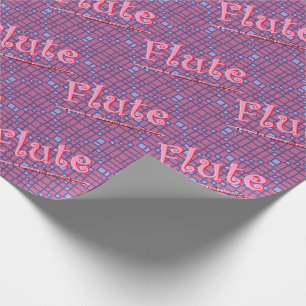 Papel De Regalo Flauta rosa