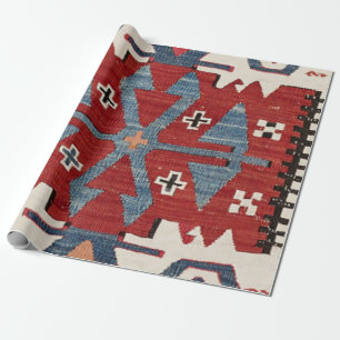 Papel De Regalo Flecha de diamante azul Konya II Auténtico del si