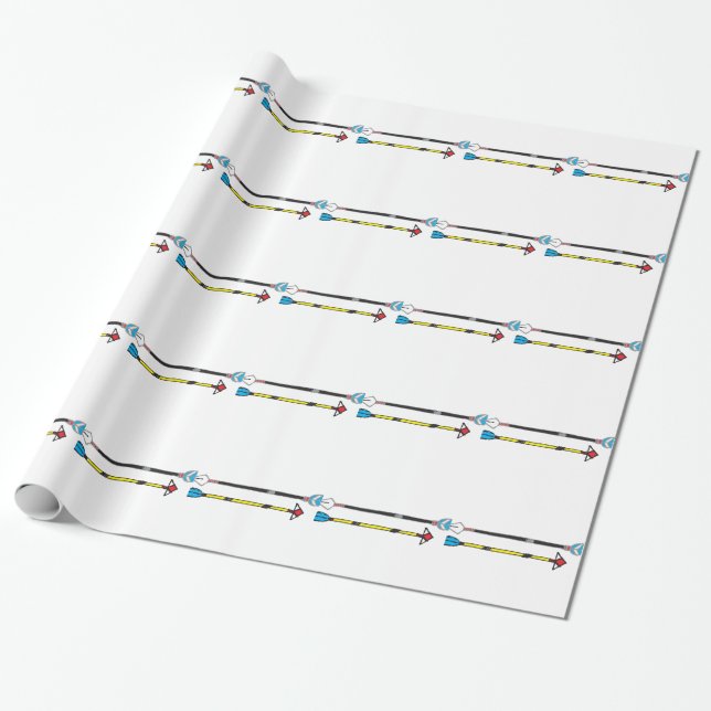 Papel De Regalo Flechas (Desenrollado)