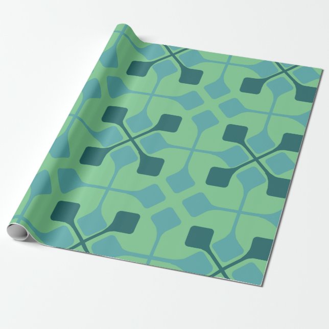 Papel De Regalo Flechas azules (Desenrollado)