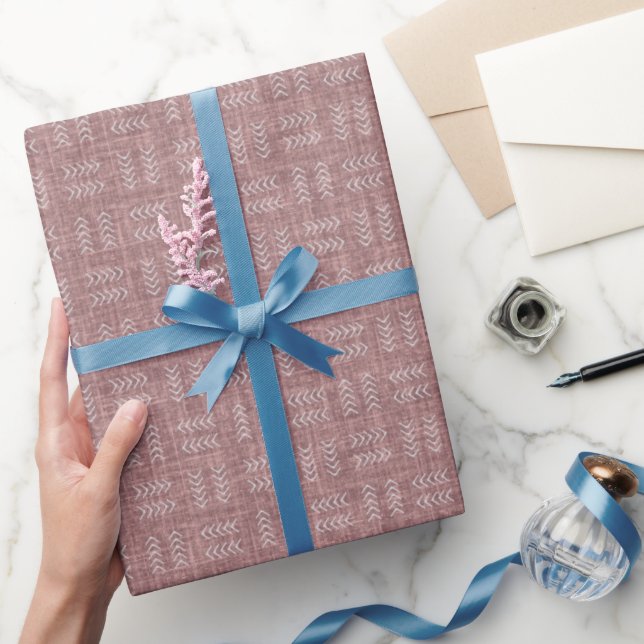 Papel De Regalo Flechas en Lino de Secuoya (Regalar)