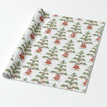 Papel De Regalo Fleece Navidad Sheep Christmas Tree<br><div class="desc">Papel de ajuste de regalo para navidades | Fleece Navidad Sheep Christmas Tree - Adorable ornamentos de pequeñas ovejas en un árbol de Navidad sostenidos por los cuernos de una cabra angora (sí, también proveen de lana en forma de vello) para Fleece Navidad, una obra de navidad feliz para los...</div>