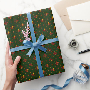 Papel De Regalo Fleur De Lis