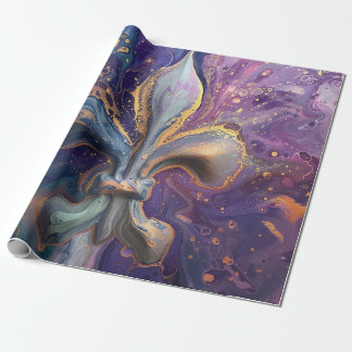 Papel De Regalo Fleur De Lis Fluid Pour