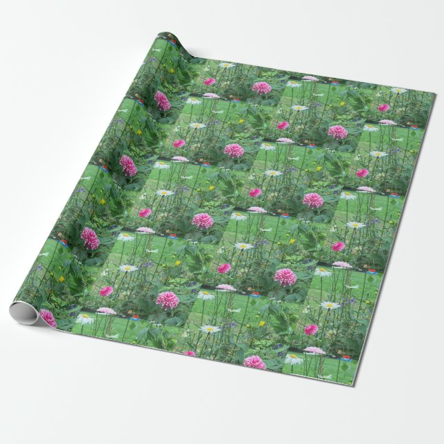 Papel De Regalo Fleurs d'été (Desenrollado)