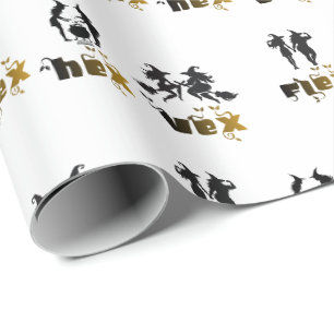 Papel De Regalo Flex. Hex. Vex. Brujas con Positividad Corporal y 