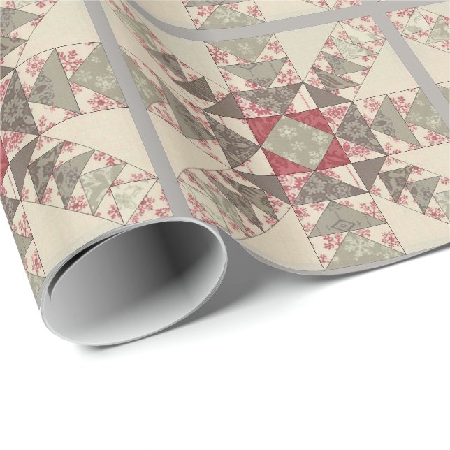 Papel De Regalo Flocons de Neige Light (Esquina del rollo)