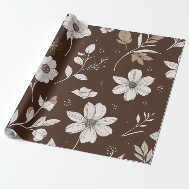 Papel De Regalo flor (Desenrollado)